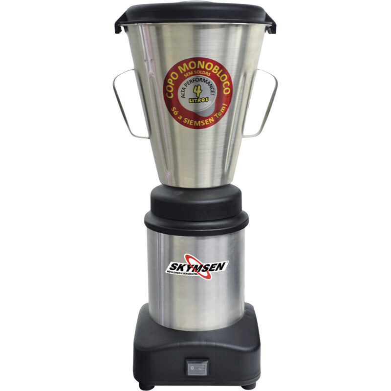 Liquidificador Skymsen Inox, Copo Inox TA-04MB-N